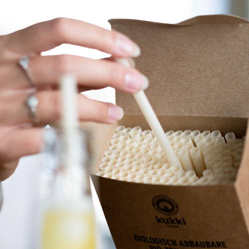 kukki organic drinking straws – 150 pieces
