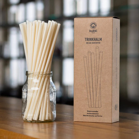 kukki organic drinking straws – 150 pieces